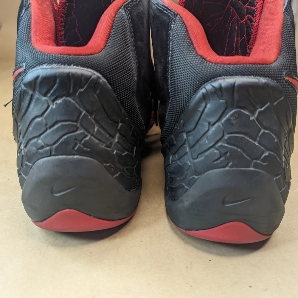 Nike Zoom Flight Dunk Hoop Basketball Men's Shoes. 324917-061 Size 15 Rare Red B